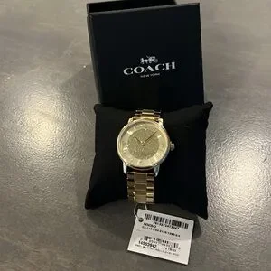 Coach Gold-Tone Watch with Glitter Dial Coach | Accessories | Coach Goldtone Watch With Glitter Dial  main image 4